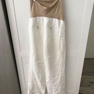 Maternity linen pants